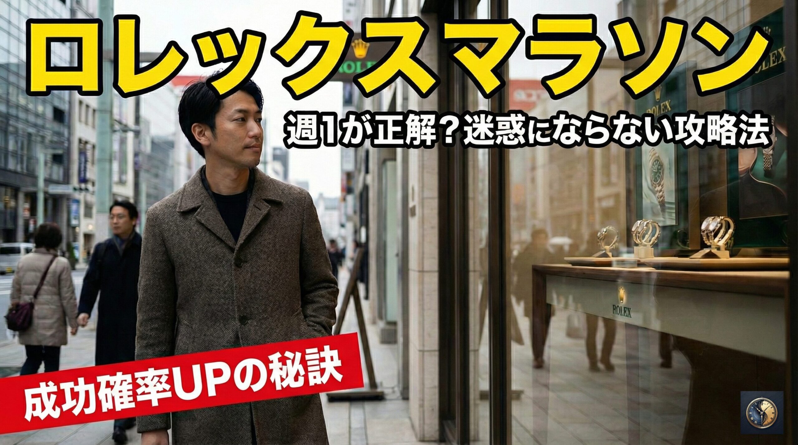 ロレックスマラソンの頻度は週1が正解?迷惑にならない攻略法