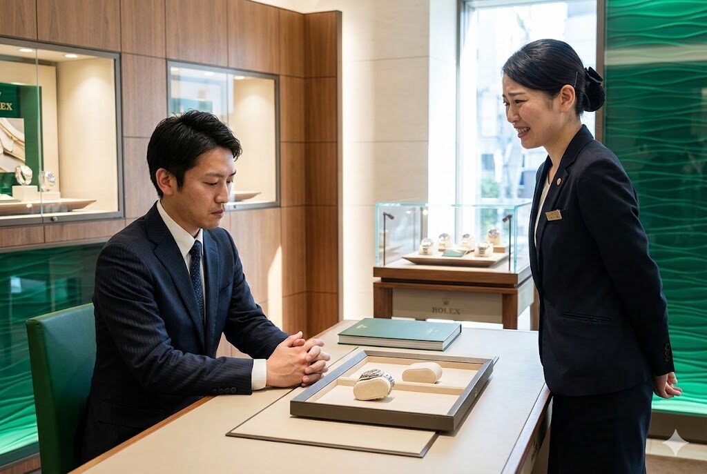 緊張による沈黙が店員に与えるプレッシャー