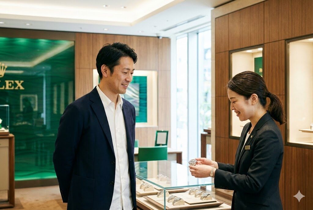 ロレックス正規店の服装に「高級品」は不要な理由