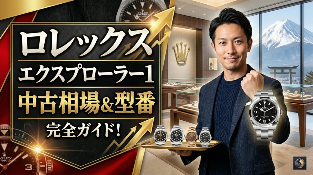 ロレックス エクスプローラー1の中古相場と型番の選び方