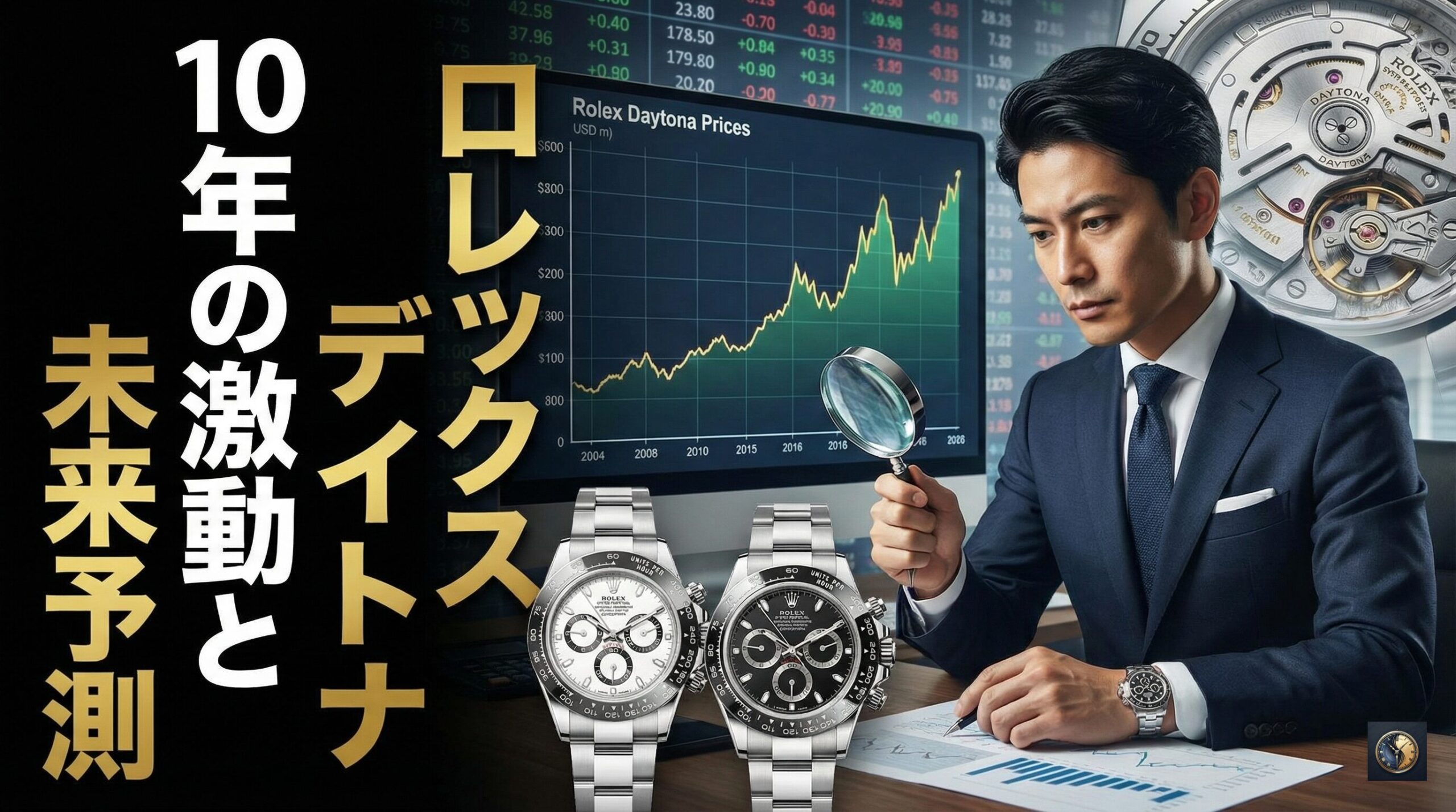 ロレックス デイトナの価格推移10年と今後の相場見通し