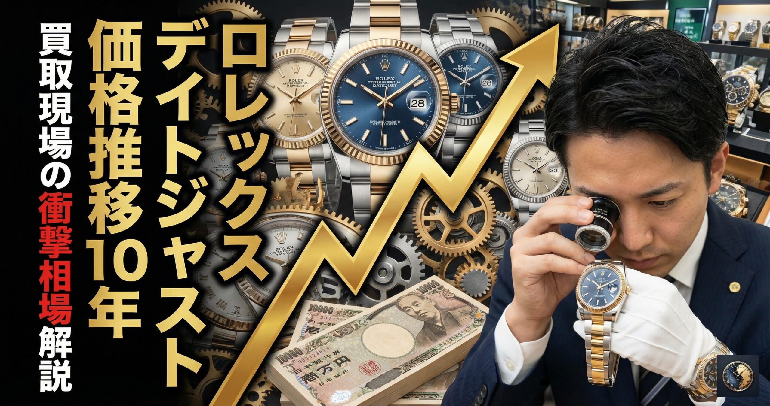 ロレックス デイトジャストの価格推移10年|買取現場の相場解説